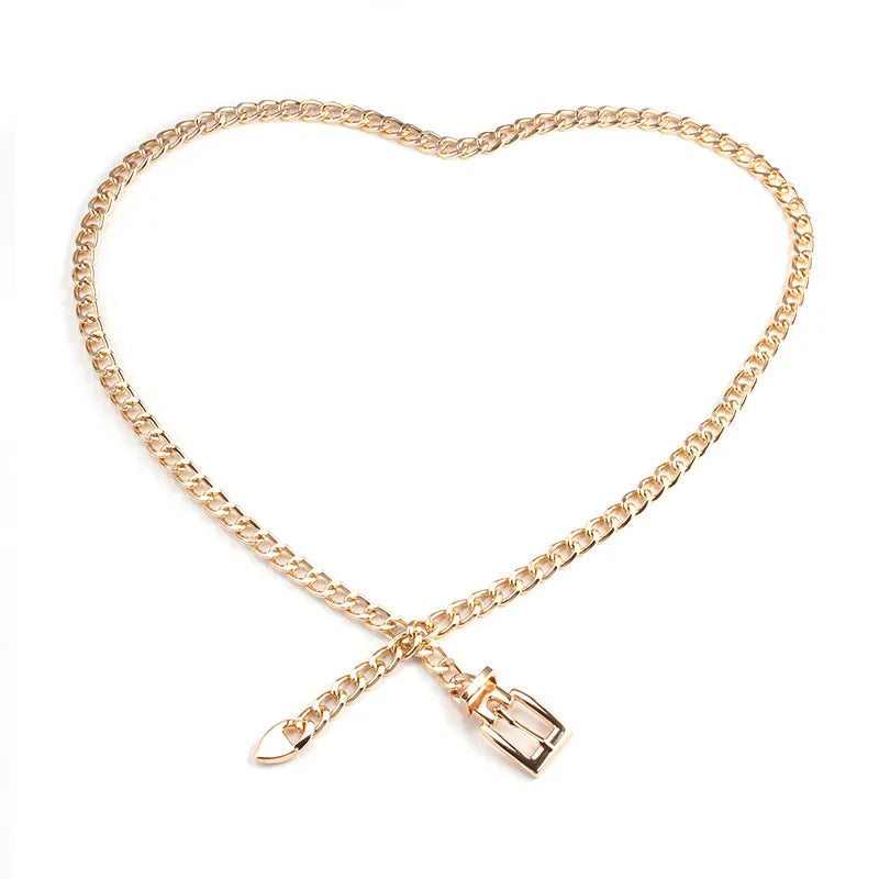 wind waist chain fashion personality chain   chain belt tide metal ladies belt manufacturers wholesale