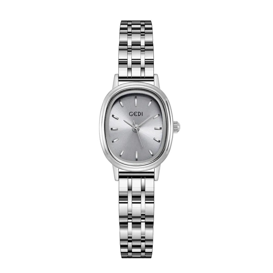 Vacation Simple Style Solid Color Butterfly Double Snap Quartz Watch Women's Watches