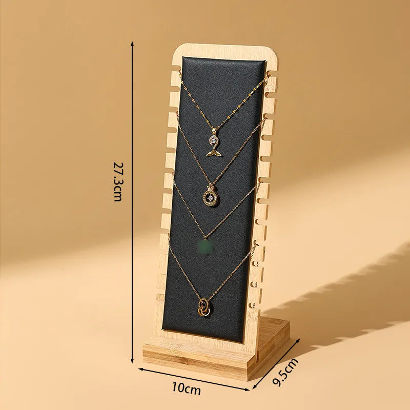Casual Simple Style Geometric solid wood Jewelry Display 1 Piece