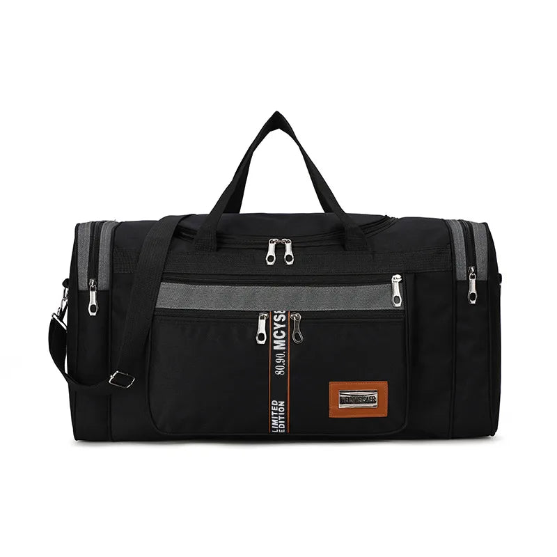 Large Capacity Foldable Portable Travel Bag Men's and Women's Students Long and Short Distance Travel Multifunctional Duffel Bag Large Medium Small Size