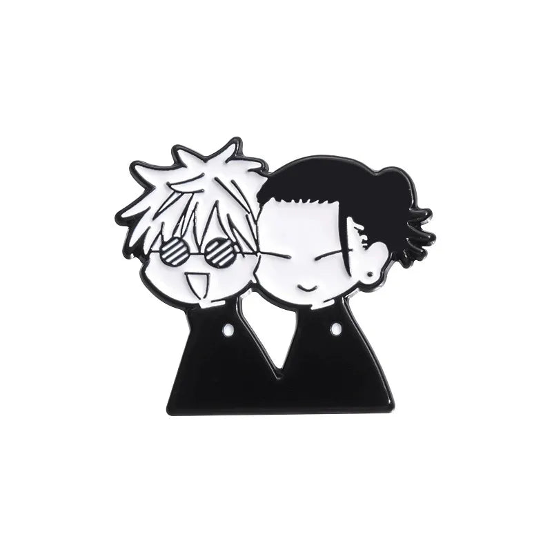 Cartoon Style Cowboy Style Artistic Cartoon Character Alloy Stamping Stoving Varnish Plating Unisex Badge Brooches Collar Pin