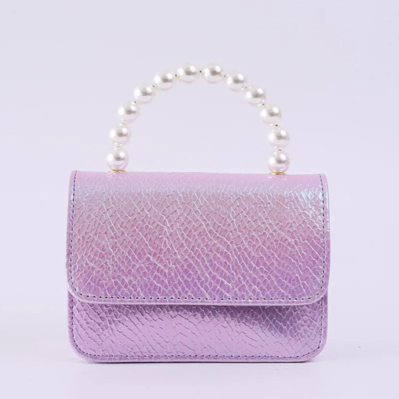 Spring and Summer Explosions Handbag Small Fragrant Princess Bag Children Pearl Small Bag Mini Decorative Bag Wholesale