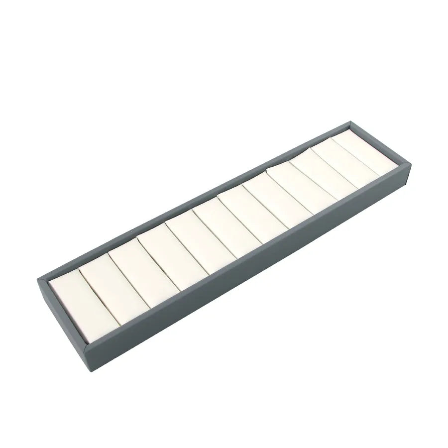 High-End Jewelry Display Stand Necklace Earring Ring Holder Pu Leather Jewelry Showcase Photography Props Jewelry Tray