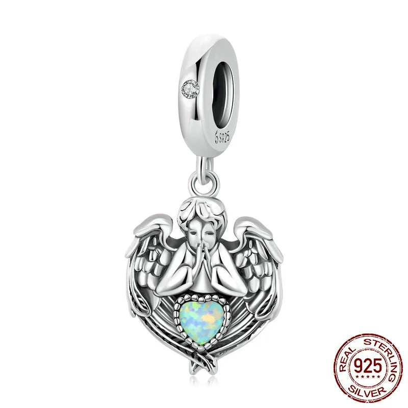 Aifule Original Love Series S925 Sterling Silver DIY Beaded Personality Heart-Shaped Scattered Beads Bead Ornament Combination