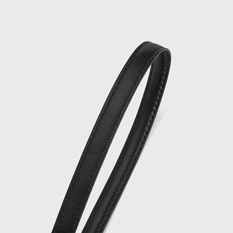 New simple  silver buckle three-piece women's belt high-grade decorative student youth jeans thin belt