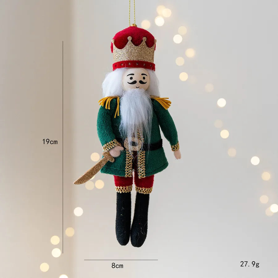 New Christmas Decorations Nutcracker Soldier Pendant Christmas Tree Decor Doll  Style Festive Accessories