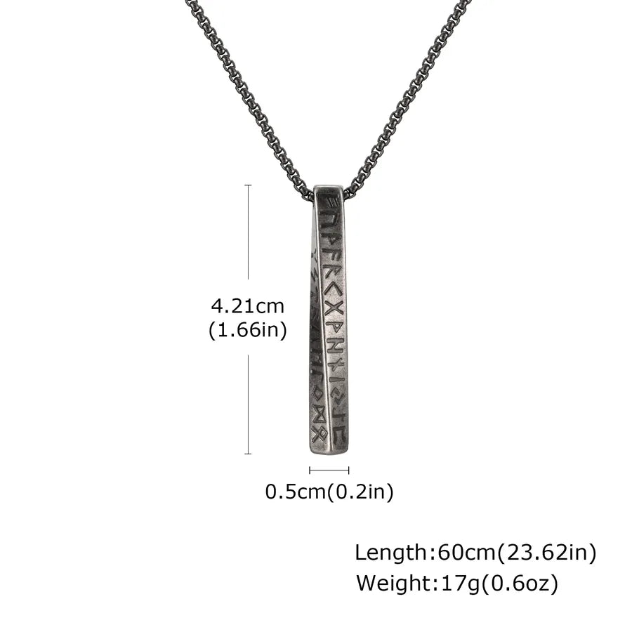 Wholesale Jewelry Retro Punk Geometric 304 Stainless Steel Twist Pendant Necklace