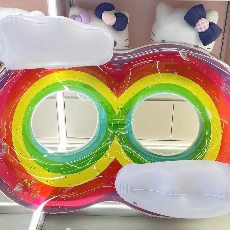 Vacation Rainbow PVC Adults 1 Piece