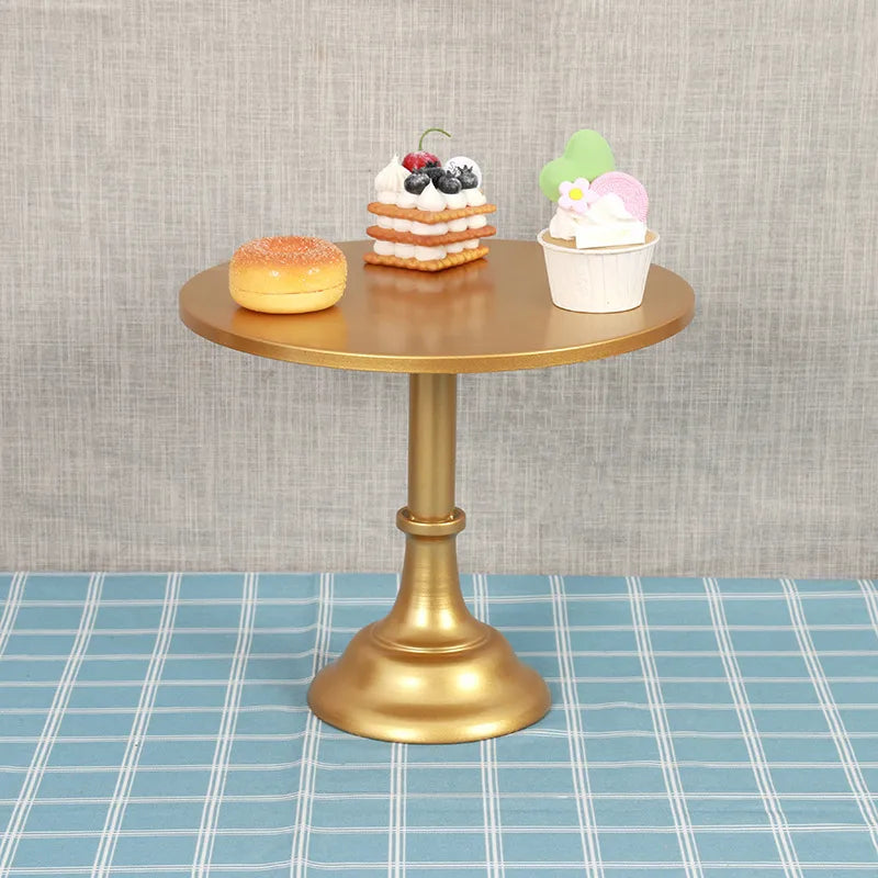 Nordic Style Solid Color Iron Daily Party Cake stand