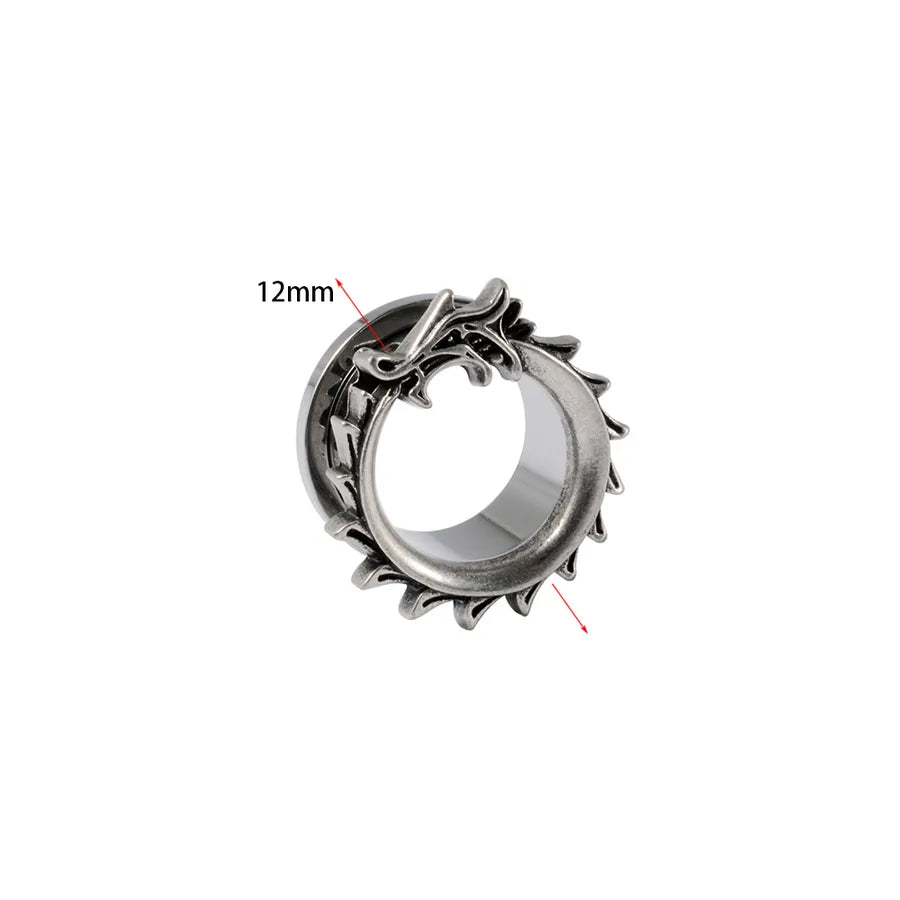 Hip-Hop Retro Solid Color 304 Stainless Steel Ear Studs