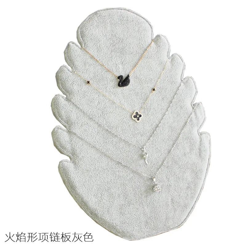 Velvet Jewelry Display Board Pendant Necklace Earring Artistic Style Jewelry Counter Props Storage Fashion Accessories Show