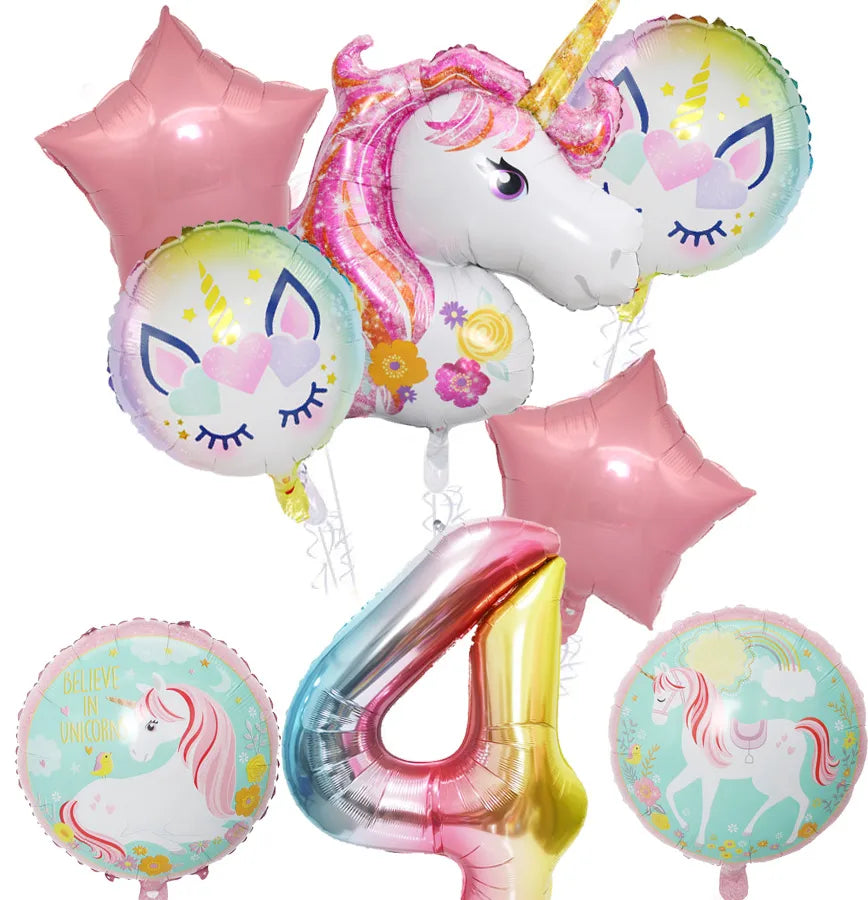 cute rainbow star  aluminum film home party carnival balloons