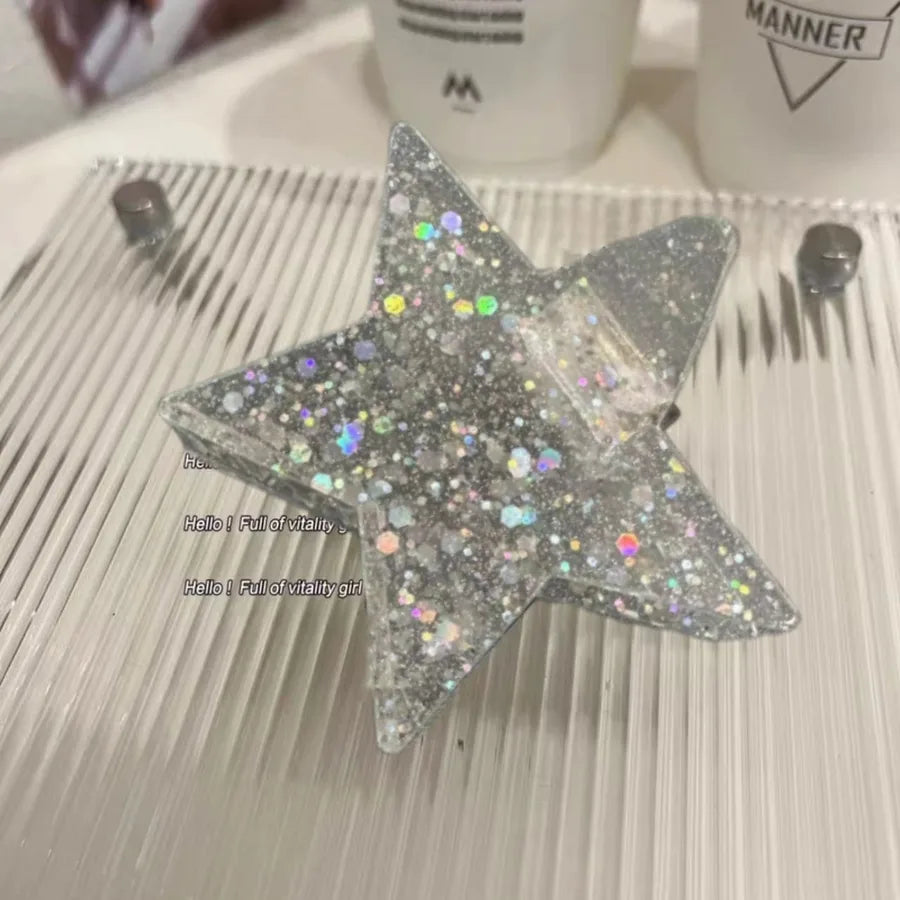 women's fashion star acetic acid handmade hair claws