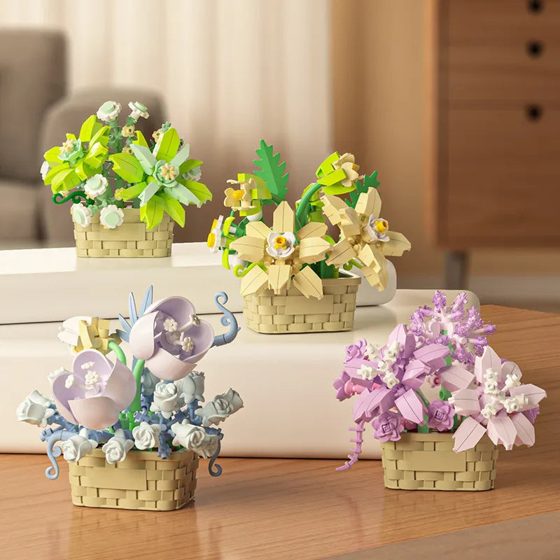 Kids(7-16Years) Children Unisex Flower ABS Building Toys Learning & Education Toys