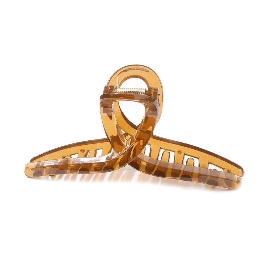 women's lady solid color resin stoving varnish hair claws