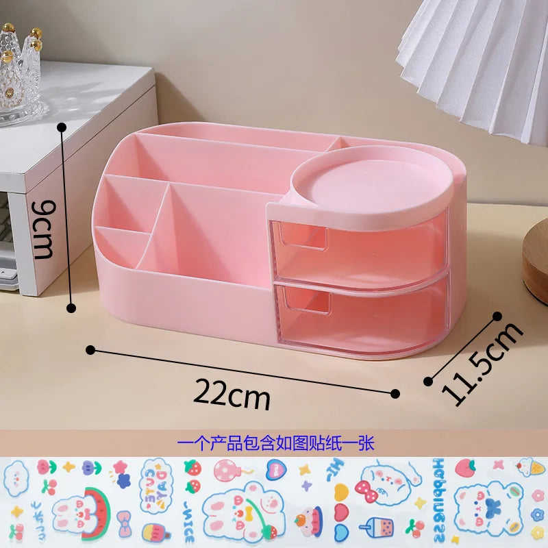 Solid Color PS Plastic Simple Style Storage Box