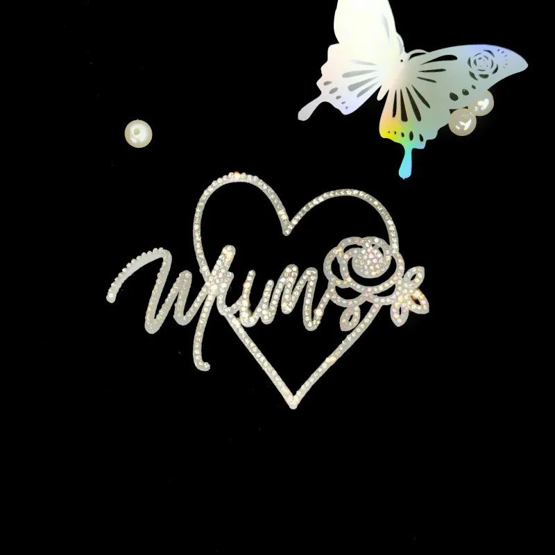 Mother'S Day Romantic Letter Heart Shape Felt Party Cake Decorating Supplies Party Supplies Cake Decorating Supplies 1 Piece