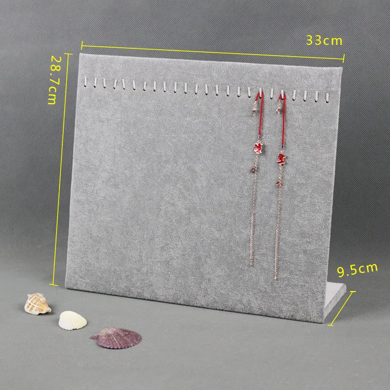Velvet Jewelry Display Board Pendant Necklace Earring Artistic Style Jewelry Counter Props Storage Fashion Accessories Show