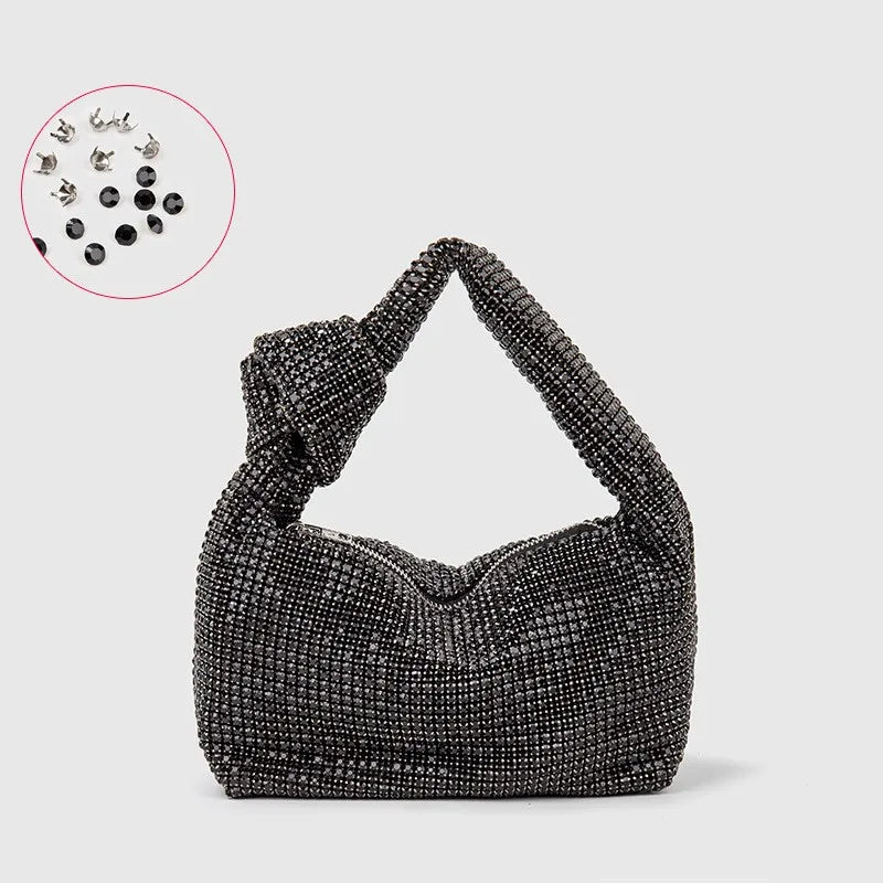 women's large all seasons alloy solid color streetwear square zipper shoulder bag