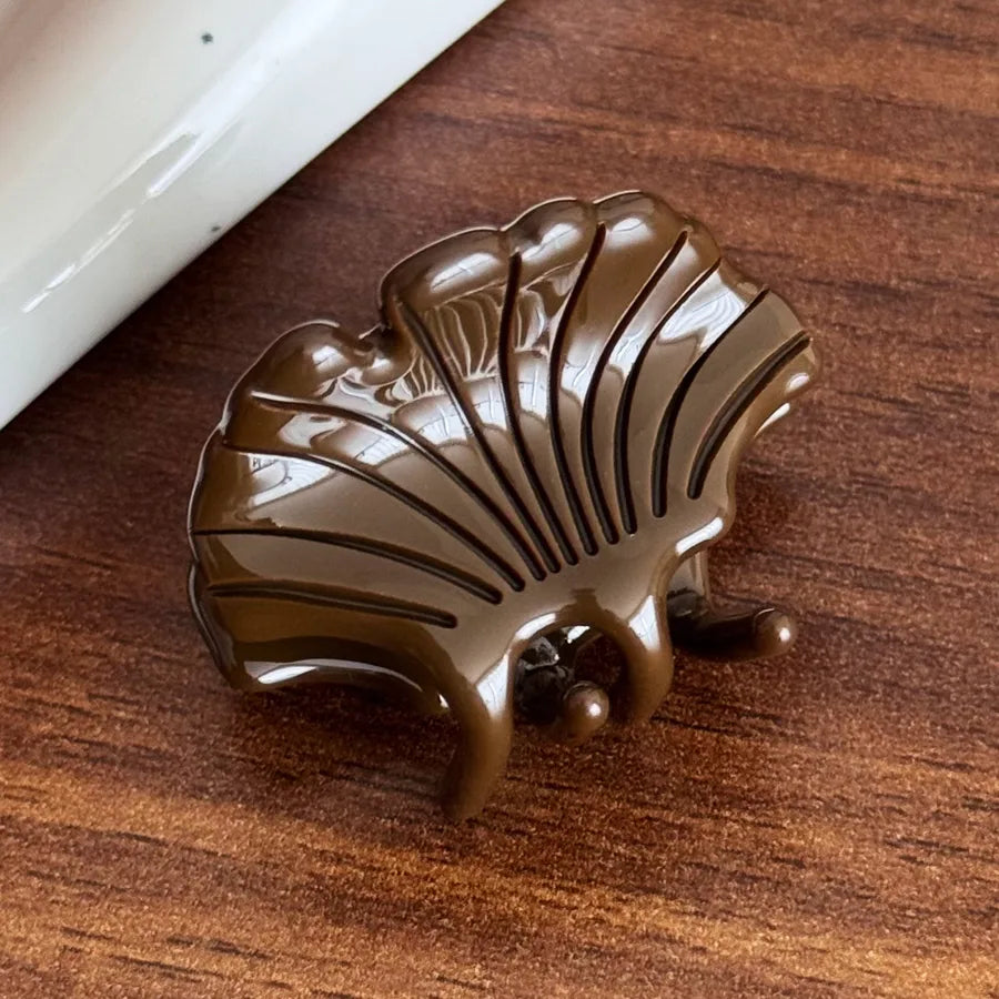 Mini Acetate Ginkgo Leaf Hair Clips Versatile Cute Hair Accessories Side Ponytail Holders Hair Decorations For Women Casual Style
