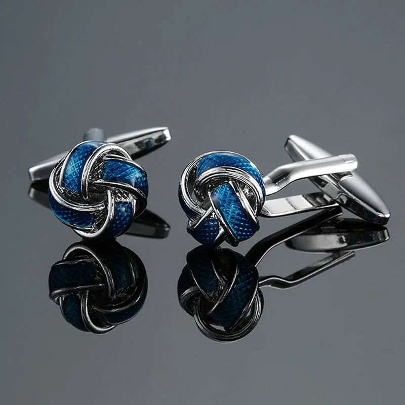 simple style solid color copper plating unisex cufflinks 1 pair