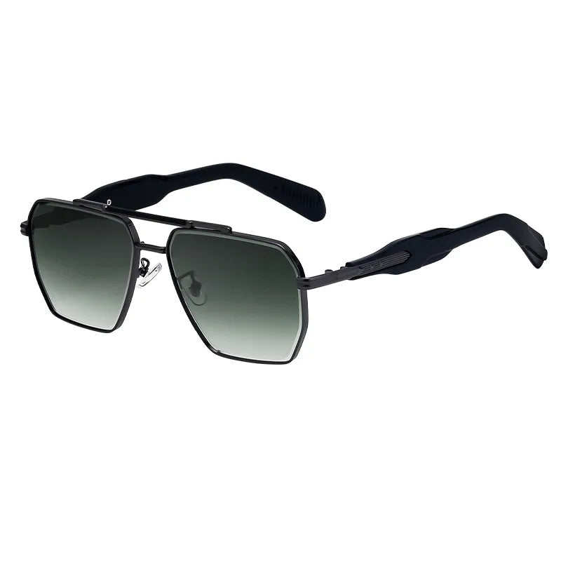 Vintage Style Classic Style Geometric Pc Square Full Frame Men's Sunglasses