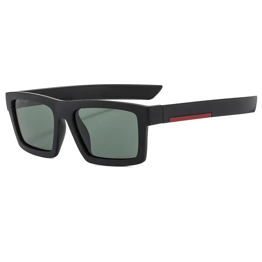 Casual Elegant Solid Color Pc Square Full Frame Men's Sunglasses