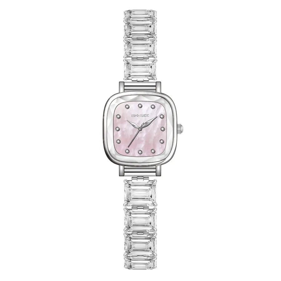 Elegant Modern Style Rectangle Jewelry Buckle Quartz Watch Women's Watches