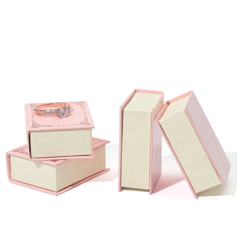 1 Piece Paper Flannel Retro Holiday Daily Selfie Book Jewelry Boxes