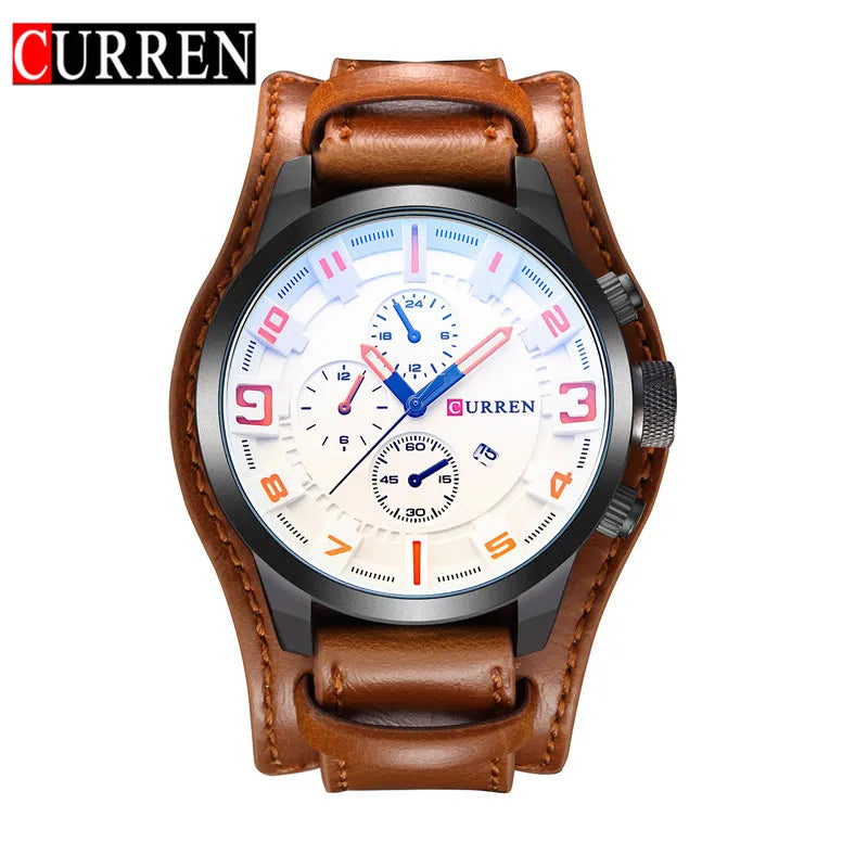 CURREN Karin 8225 Men's Large Belt Sports watch  watch Large Dial