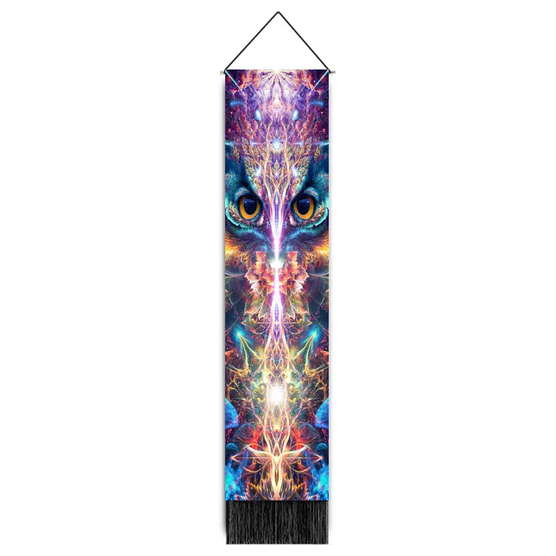 glam classical landscape polyester tapestry artificial decorations