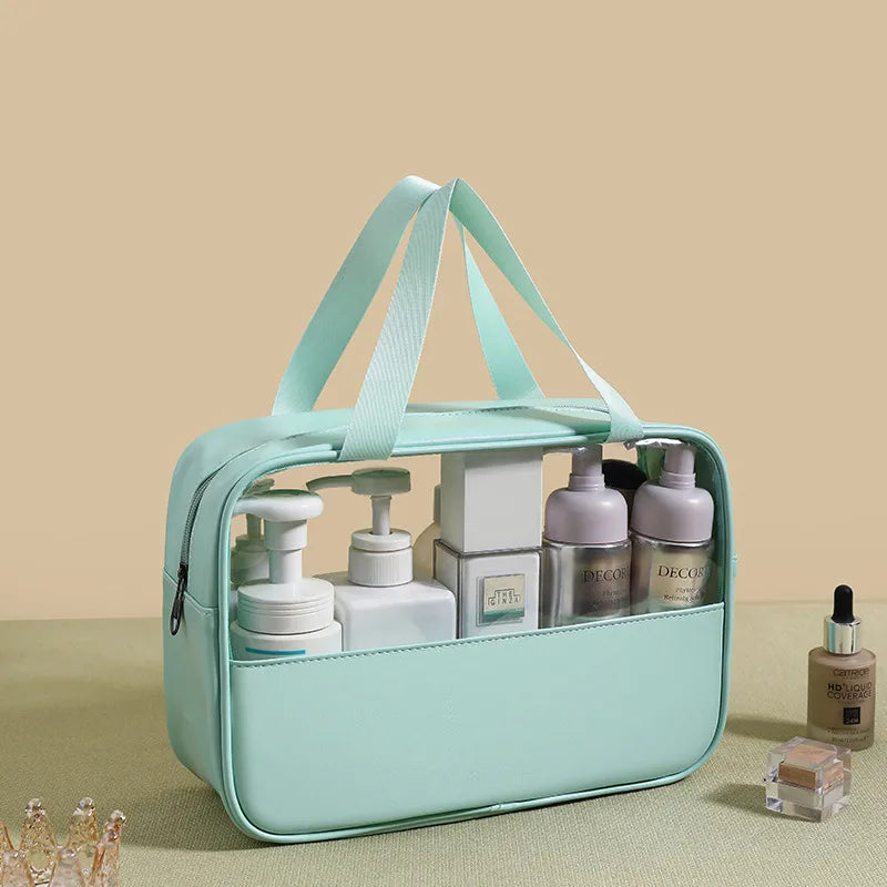 fashion solid color pvc pu leather storage box