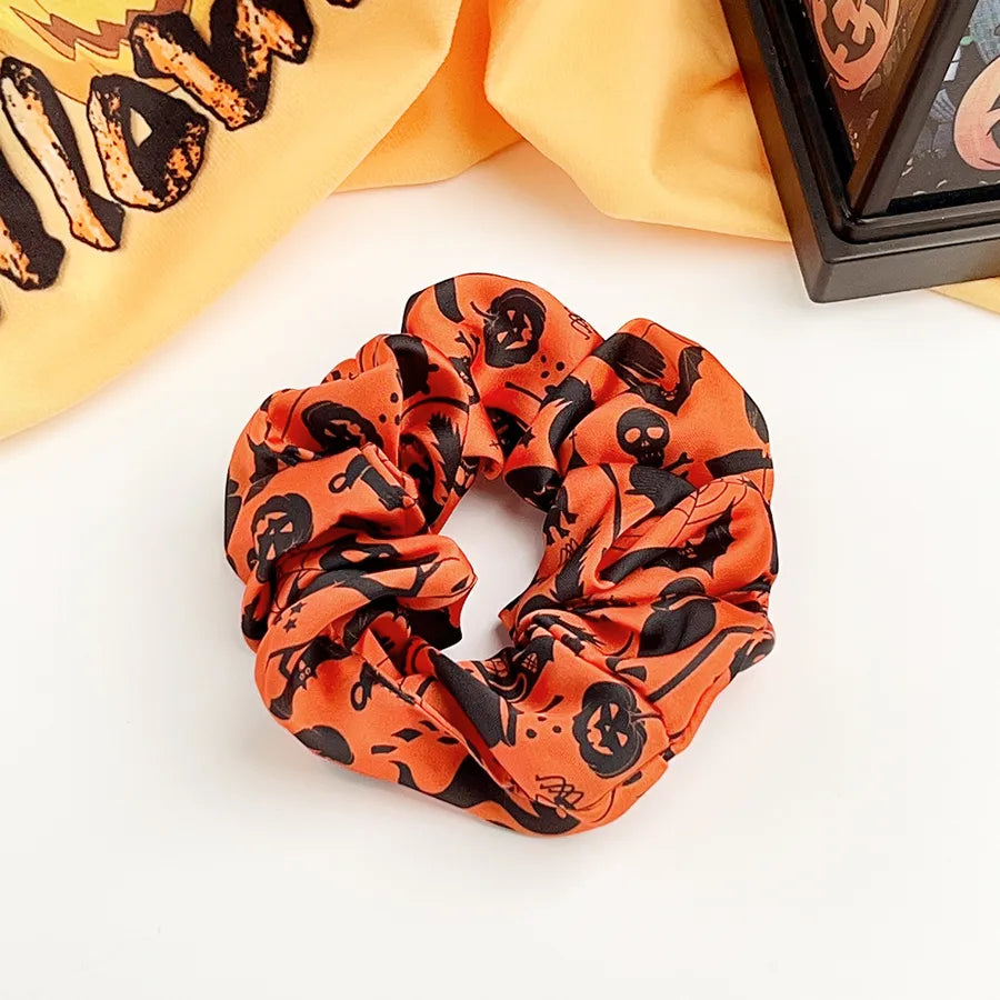 Halloween Pumpkin Skull Large intestine Elastic Hair Ties Festival Atmosphere Retro Classic Head Ropes European Style Design