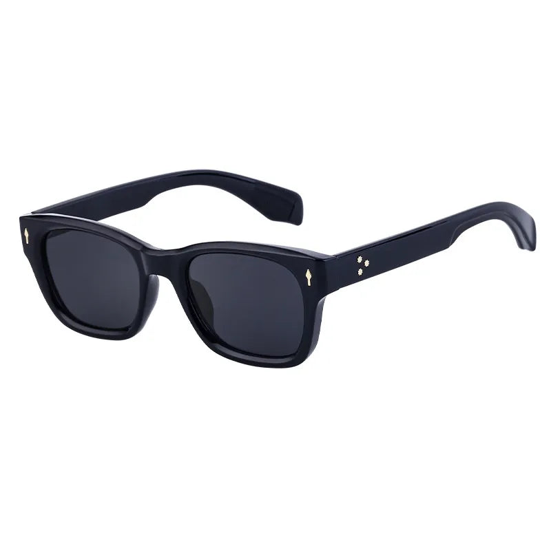 Vacation Solid Color Tac Square Full Frame Men's Sunglasses
