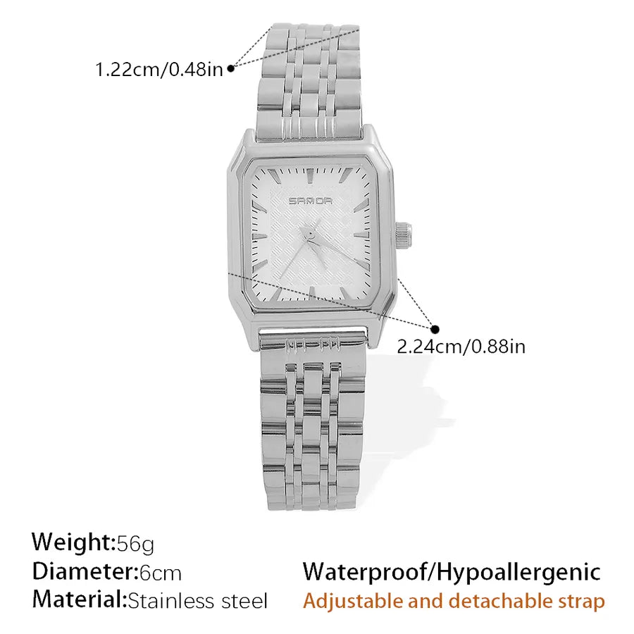 Elegant Vintage Style Commute Round Electronic Watch Women's Watches