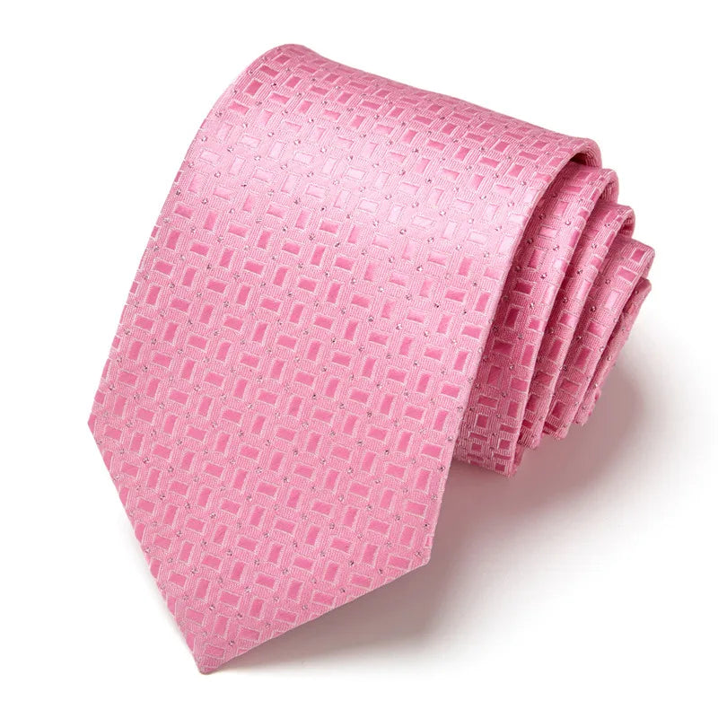 casual geometric waves polyester polyester yarn men's tie