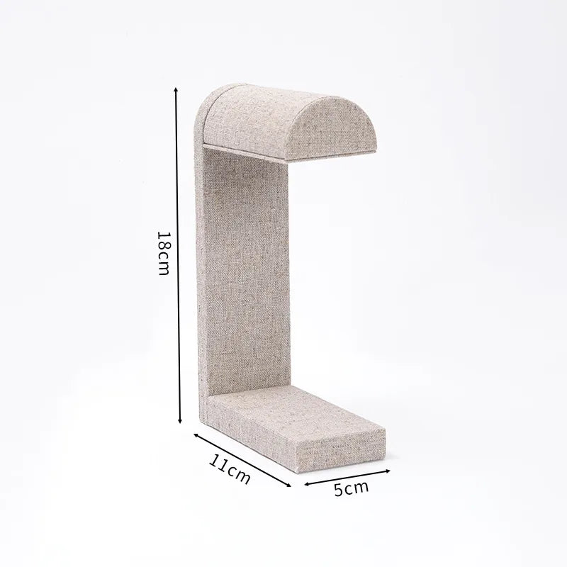 1 Piece linen Elegant Retro Geometric Solid Color Jewelry Display Jewelry Rack