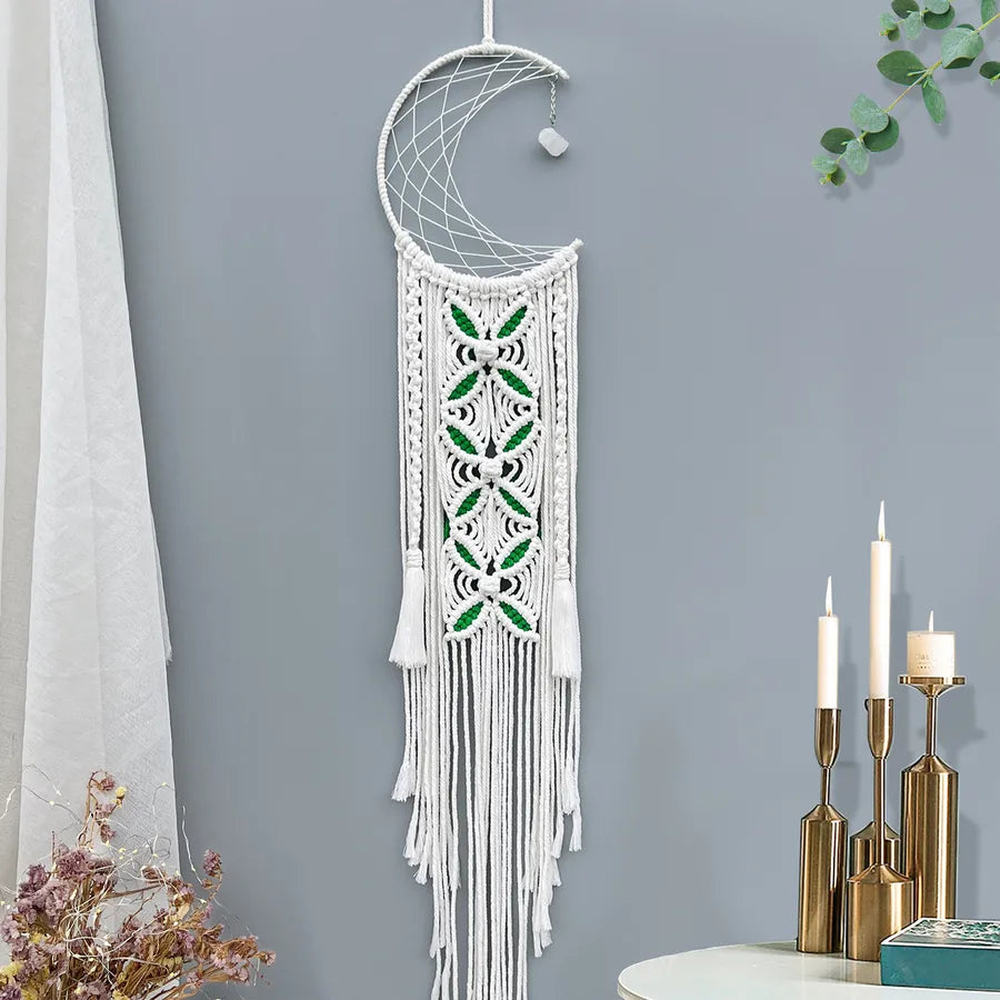 Sun Moon star woven tapestry cotton rope handicraft B & B bedroom home ornaments  hot sale New products can be customized