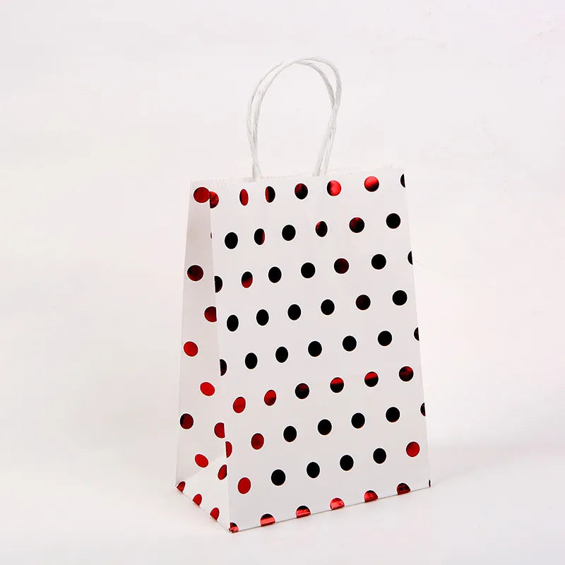 fashion round dots kraft paper daily gift wrapping supplies 1 piece