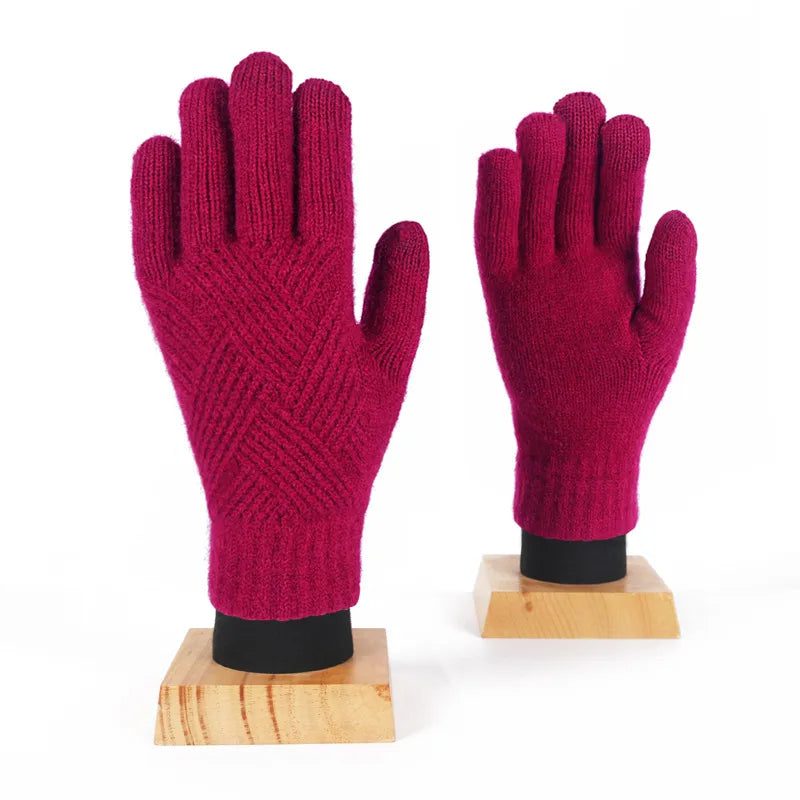 women's casual solid color gloves 1 pair