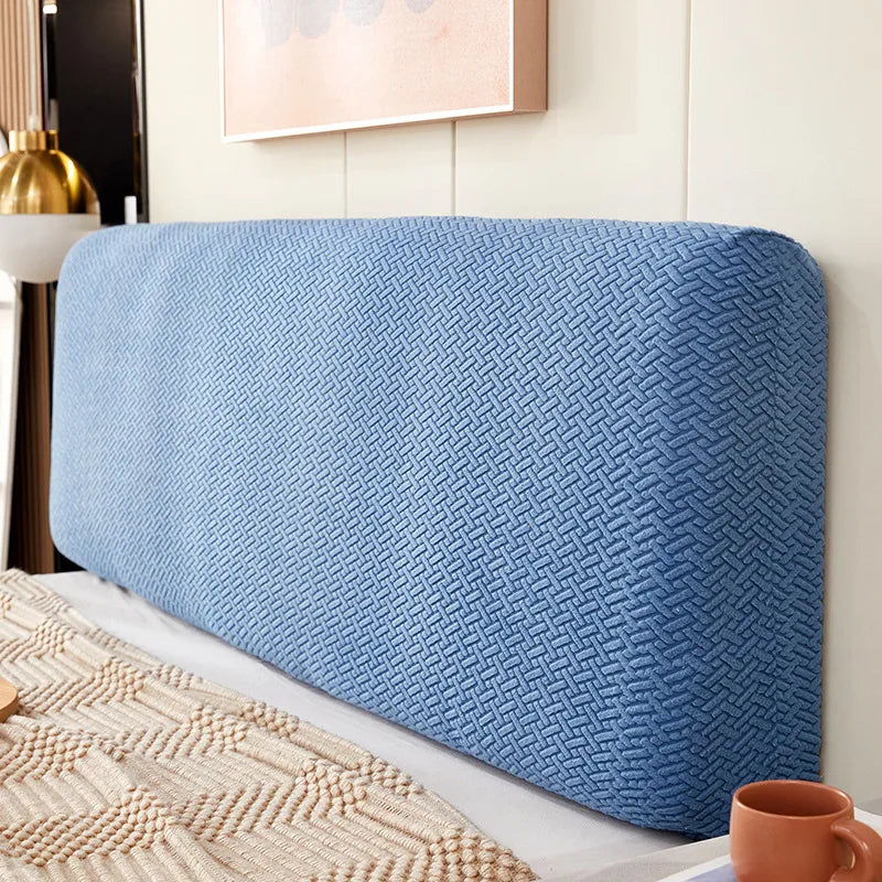 Nordic all-inclusive bed head cover dustproof elastic jacquard bedside cover sofa backrest 1.5m 1.8m protective cover