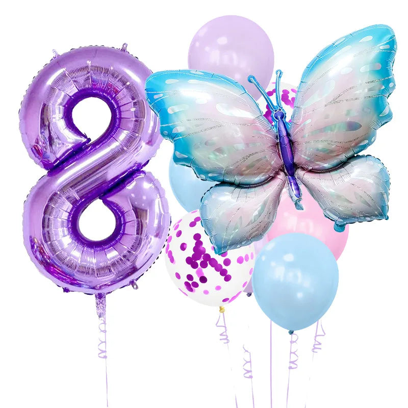 Birthday Simple Style Classic Style Color Block Aluminum Film Birthday Festival Balloons
