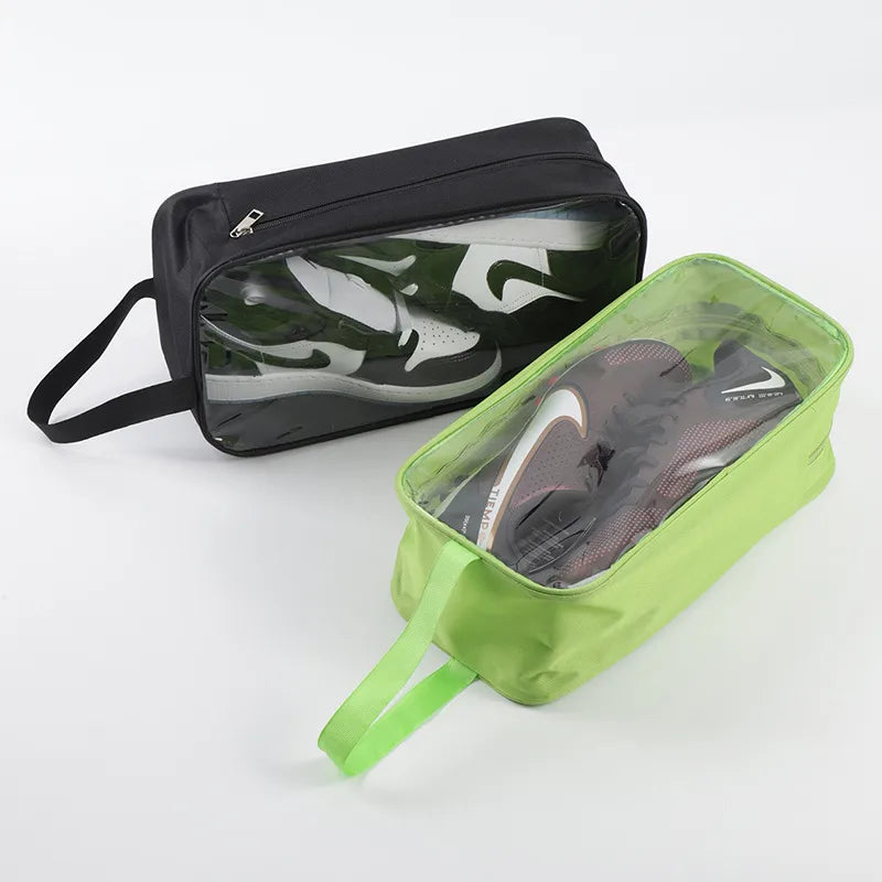 retro solid color transparent oxford cloth pvc storage bag