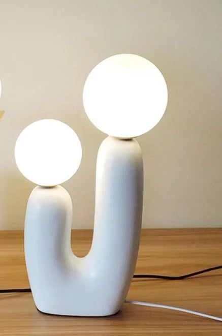 Nordic Children's Room Bedroom Bedside Lamp Creative Art Table Lamp Designer Model Room Decoration Living Room Double Head Table Lamp