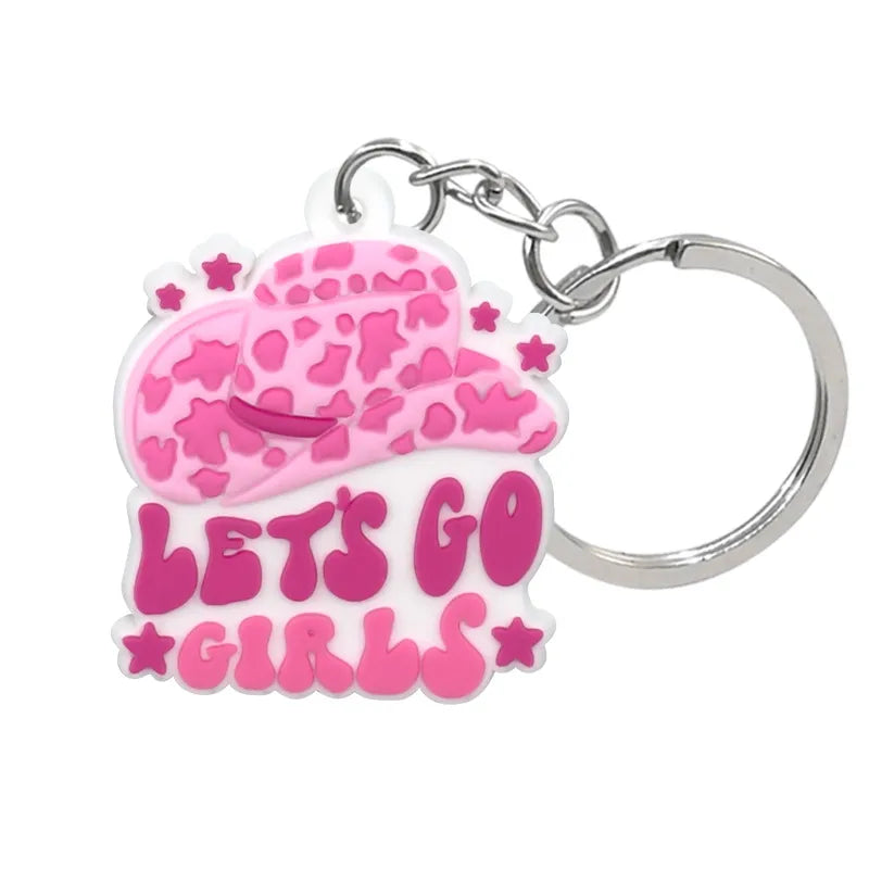 1 Piece Cartoon Style Cute Letter Heart Shape Boots PVC Alloy Women's Bag Pendant Keychain
