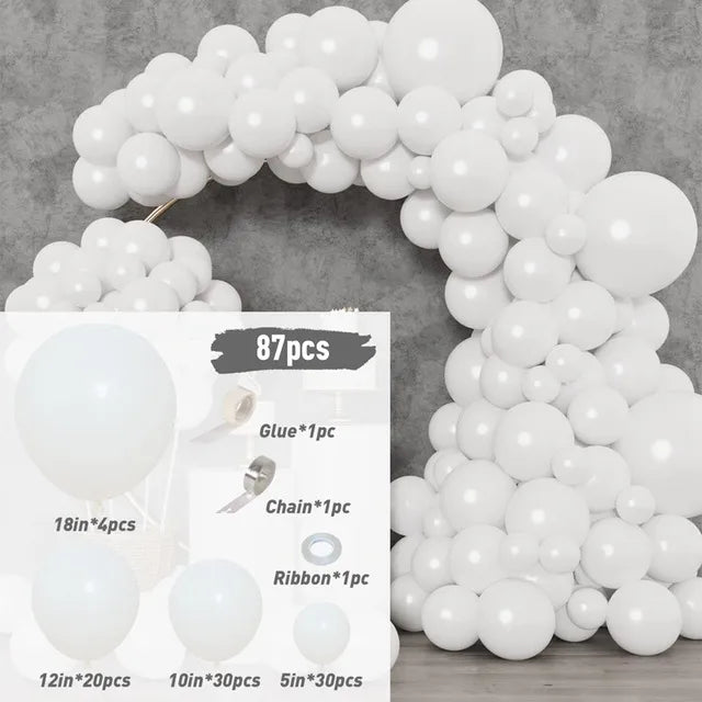 simple style solid color emulsion daily party balloons