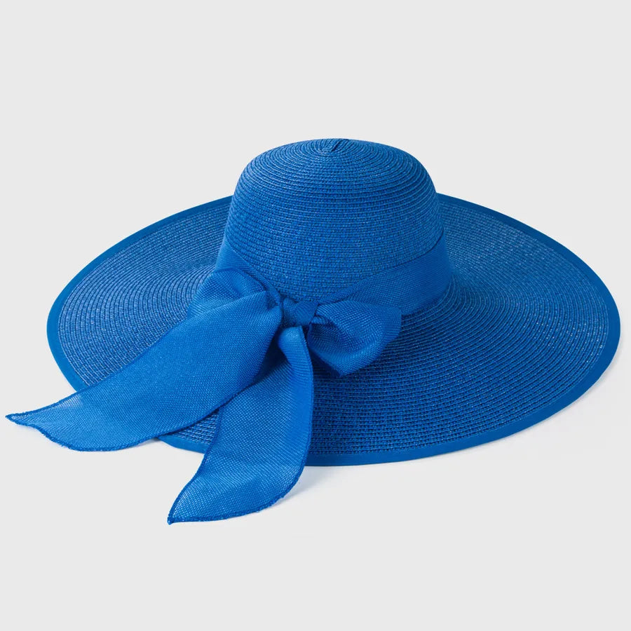 large-edge bow-knot edging straw sunscreen hat