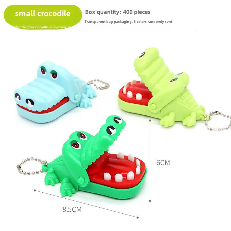 Crocodile toy finger biting mouth shark biting toy children's trick fun TikTok teeth biting hand crocodile