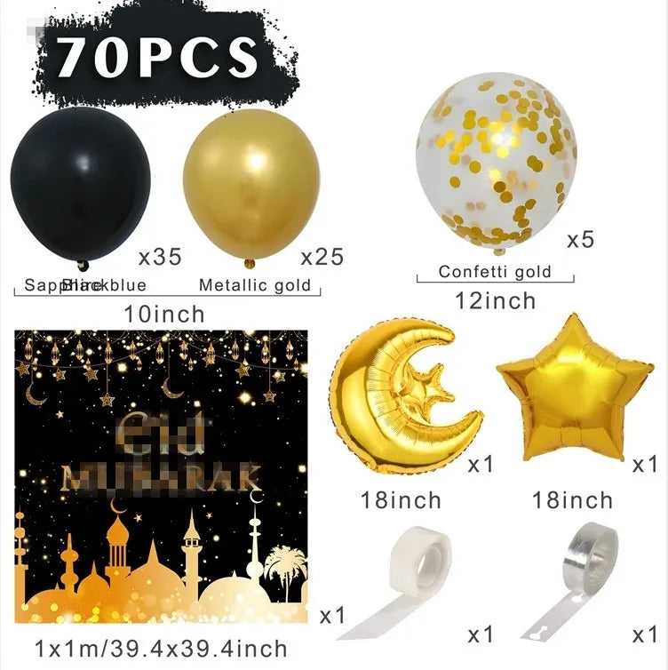 Cute Star Moon Aluminum Film Party Festival Balloons Party Supplies Balloons 1 Set