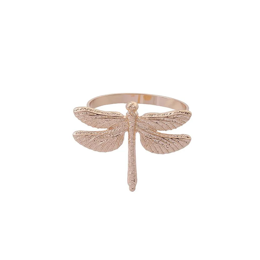 Insect Dragonfly Butterfly Zinc alloy 1 Piece
